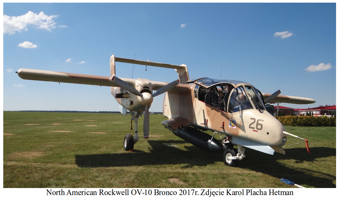 North American Rockwell OV-10 Bronco. 2017 year. Photo by Karol Placha Hetman