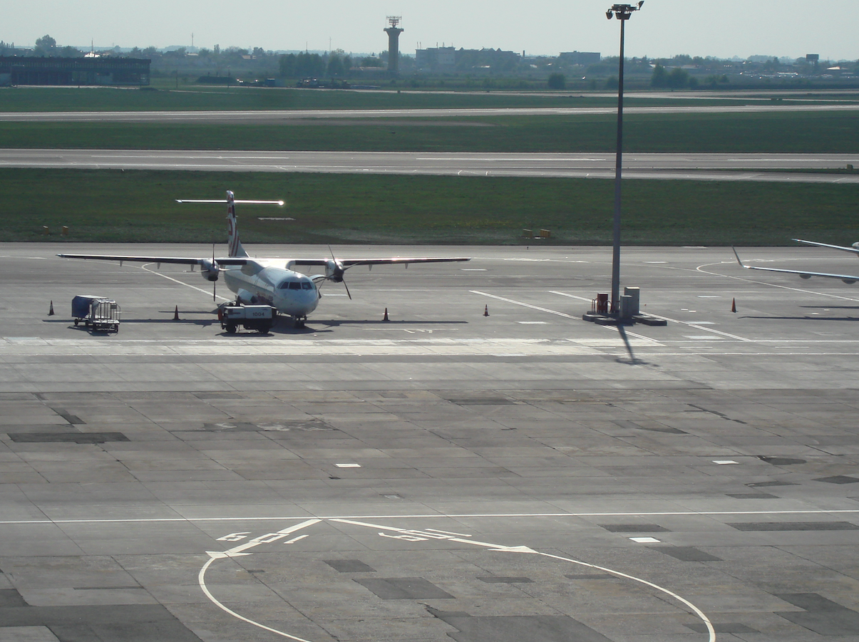 Airport Okęcie. 2009 year. Photo by Karol Placha Hetman