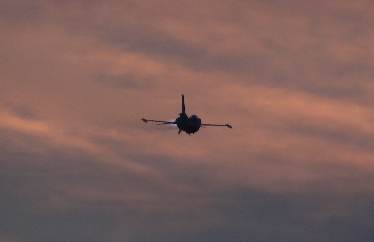 Lockheed Martin F-16 Hawk. 2021. Photo by Karol Placha Hetman