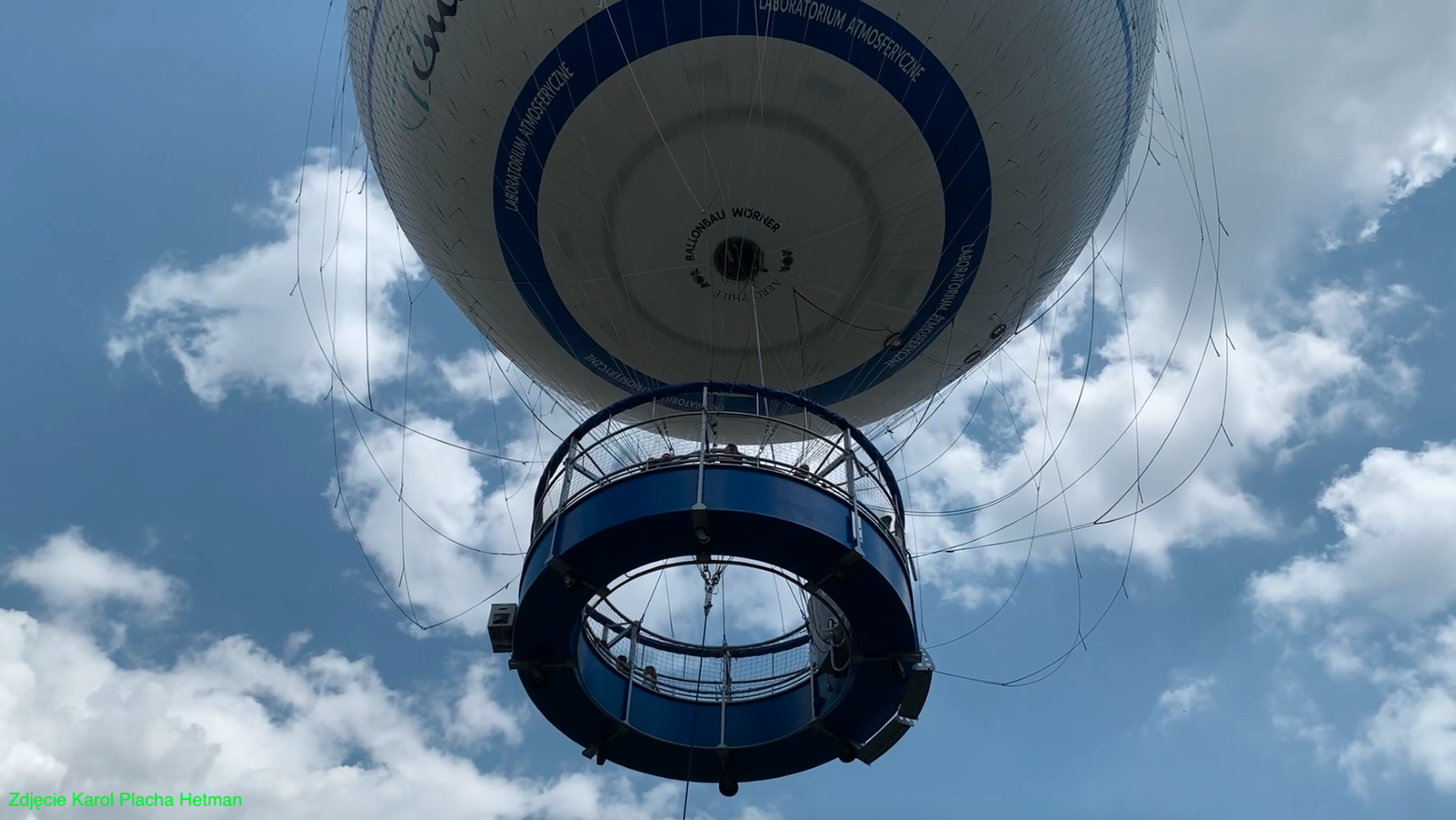 Cracow. Sightseeing balloon. 2023. Photo by Karol Placha Hetman