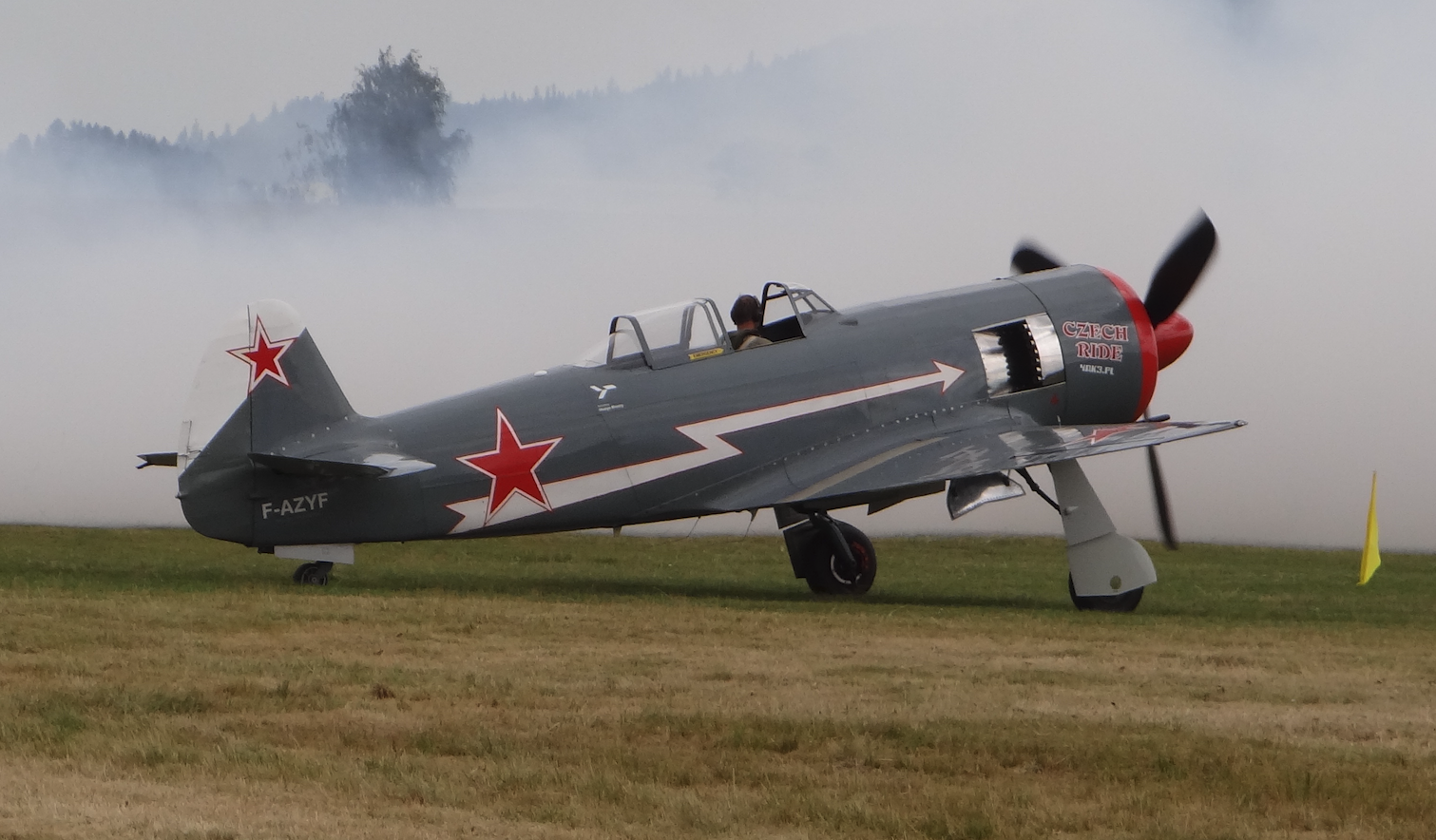 Jak-3 U with a pilot Mateusz Strama. Nowy Targ 2018. Photo by Karol Placha Hetman