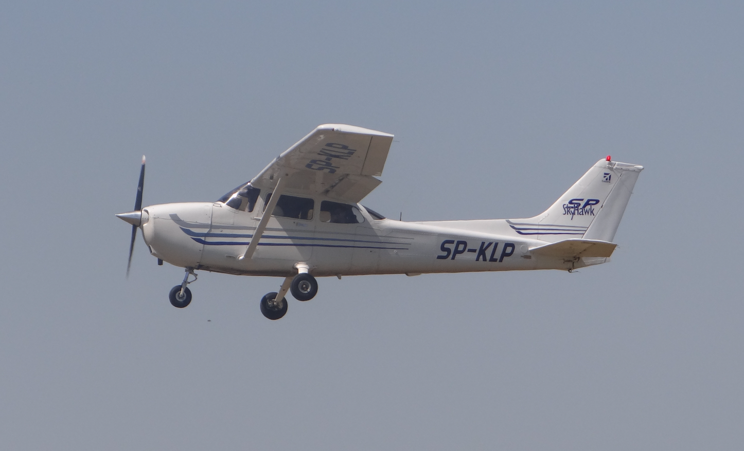 Loty widokowe. Cessna 172 SP-KLP. 2022 rok. Zdjęcie Karol Placha Hetman