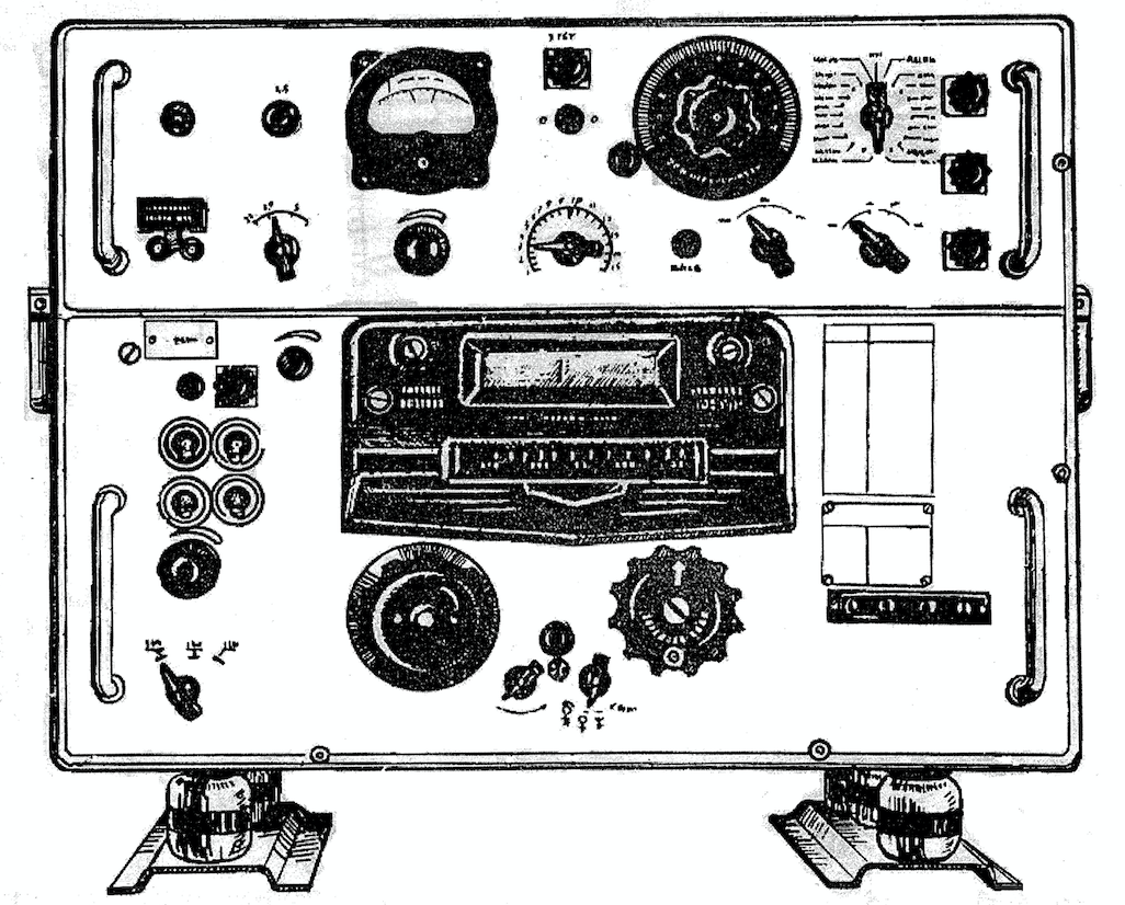 Receiver R-250 drawing from the manual
