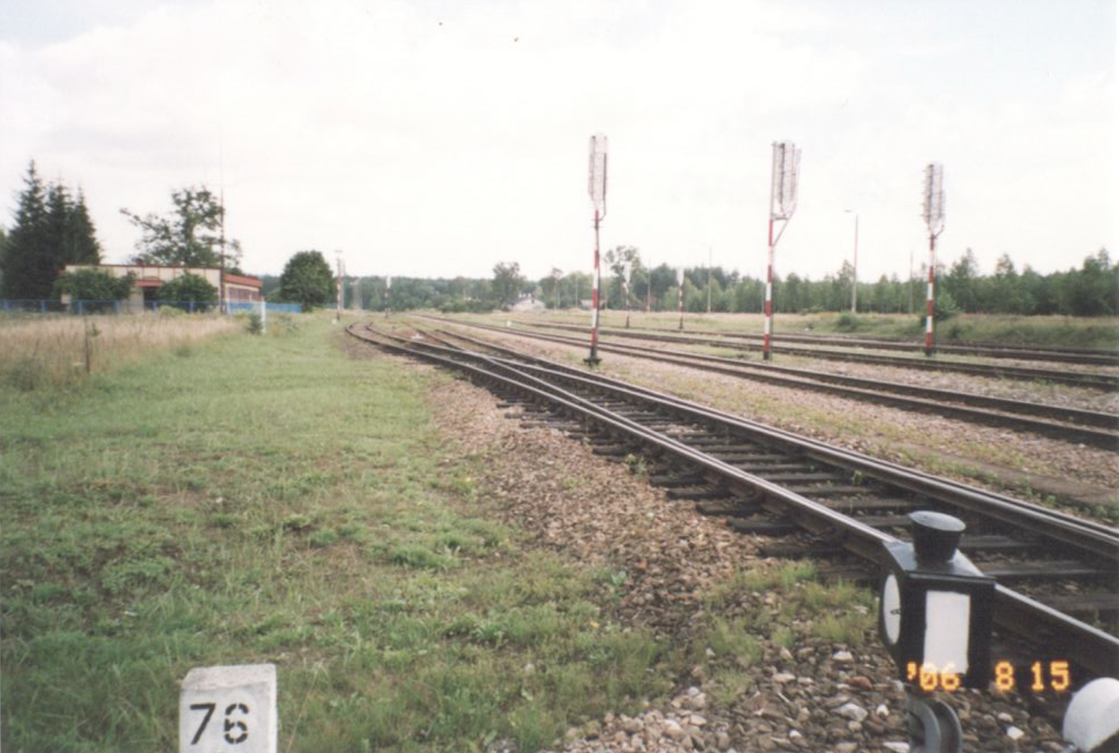 Stacja kolejowa Zwierzyniec Towarowy. 2006 rok. Zdjęcie Karol Placha Hetman