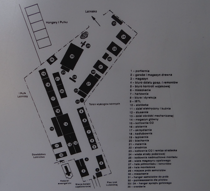 Central Aviation Works. Plan 1928 year. Photo by Karol Placha Hetman