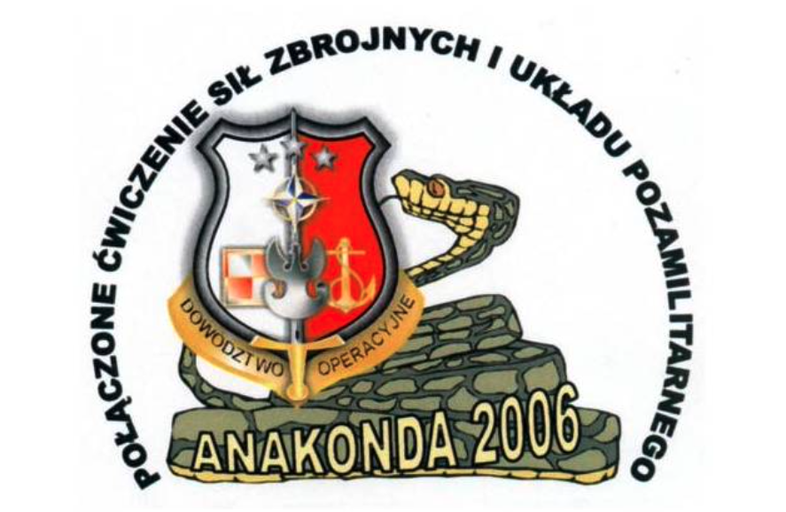 Emblem of exercises code-named Anakonda 2006