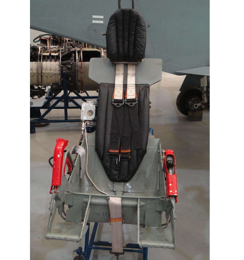 KK-2 ejection seat used in Lim-5, Lim-6 airplanes. 2017. Photo by Karol Placha Hetman