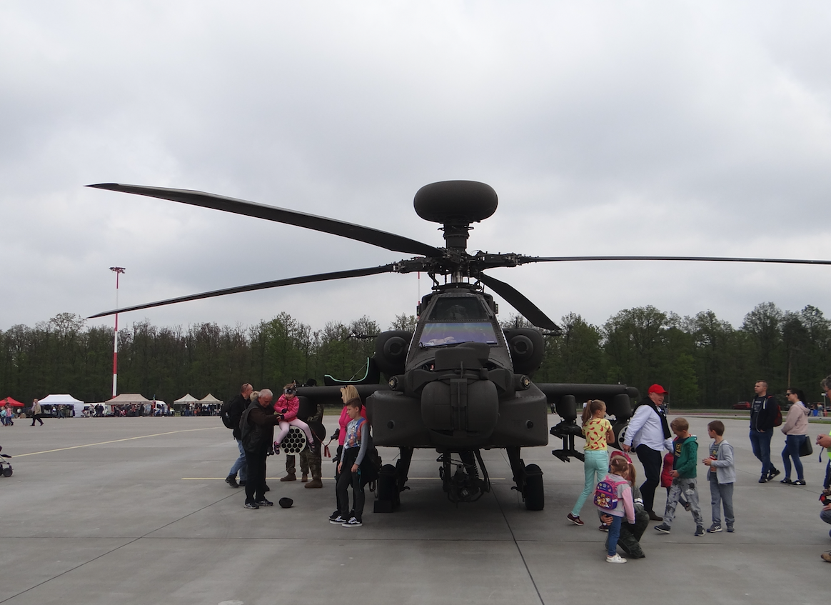 Boeing AH-64 Apache. Powidz 2019 rok. Zdjęcie Karol Placha Hetman