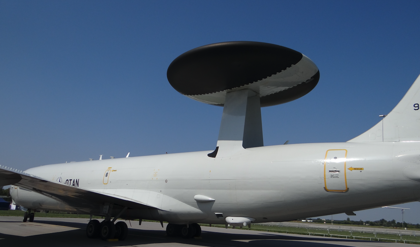 Boeing E-3A Sentry nb LX-N 90 459. Dęblin 2018 rok. Zdjęcie Karol Placha Hetman