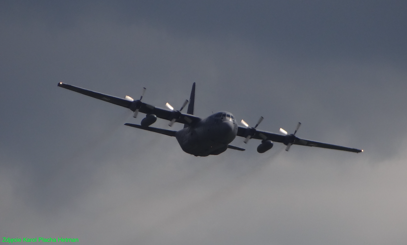 Lockheed C-130 Hercules. 2018 year. Photo by Karol Placha Hetman