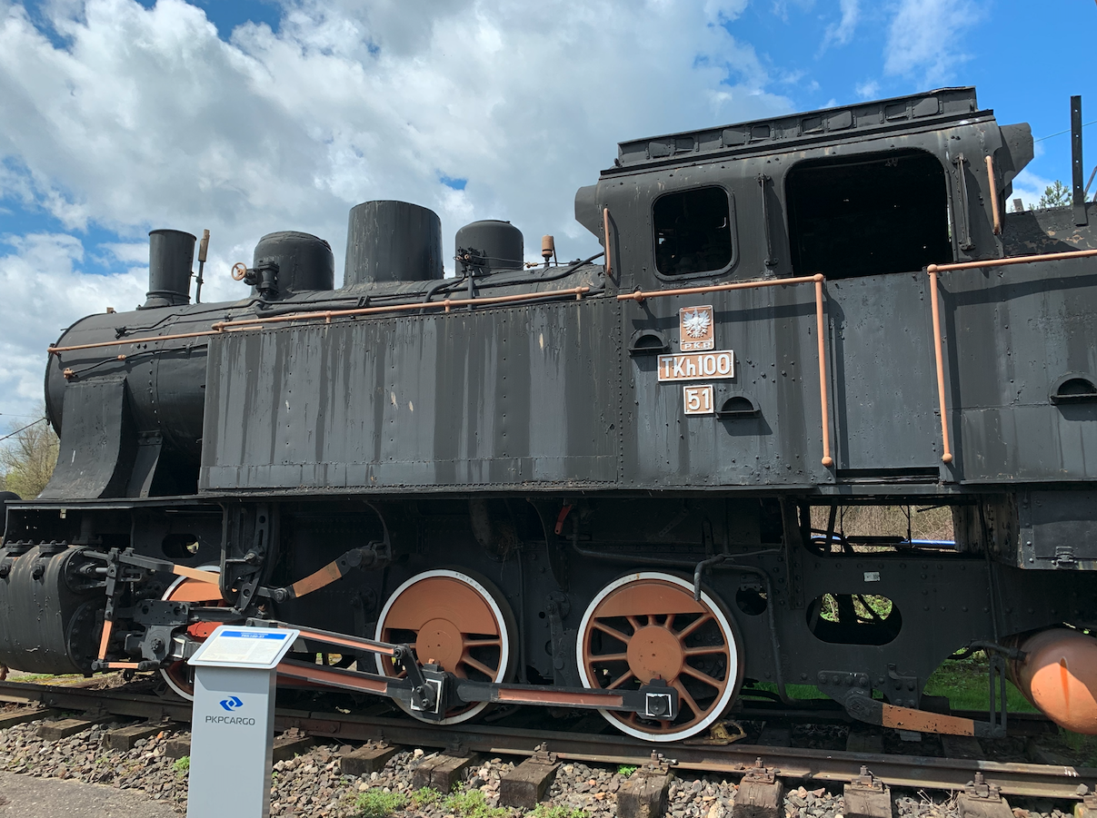 TKh100-51 steam locomotive in Chabówka. 2021. Photo by Karol Placha Hetman