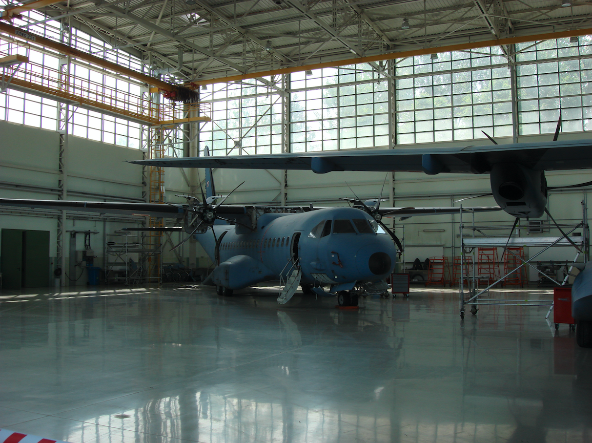 Hangar at Balice Airport. 2009. Photo by Karol Placha Hetman