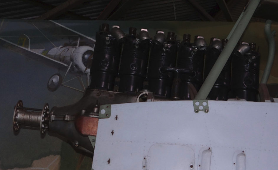 6-cylinder in-line engine in the Albatros C.1 plane. 2016 year. Photo by Karol Placha Hetman