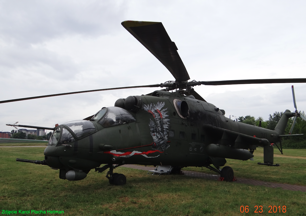 Mil Mi-24 Nb 741. 2018 rok. Zdjęcie Karol Placha Hetman