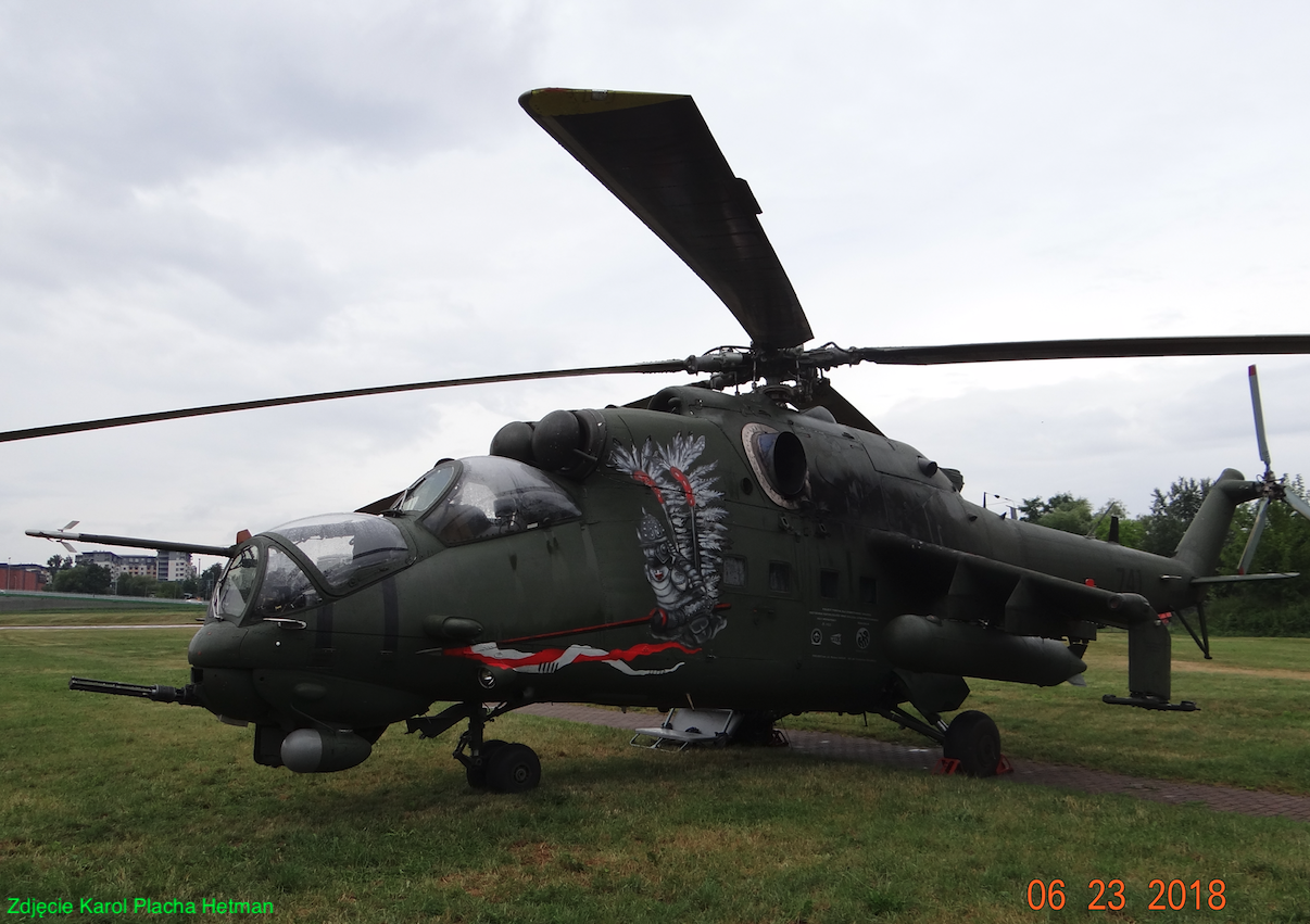 Mil Mi-24 Nb 741. 2018 year. Photo by Karol Placha Hetman