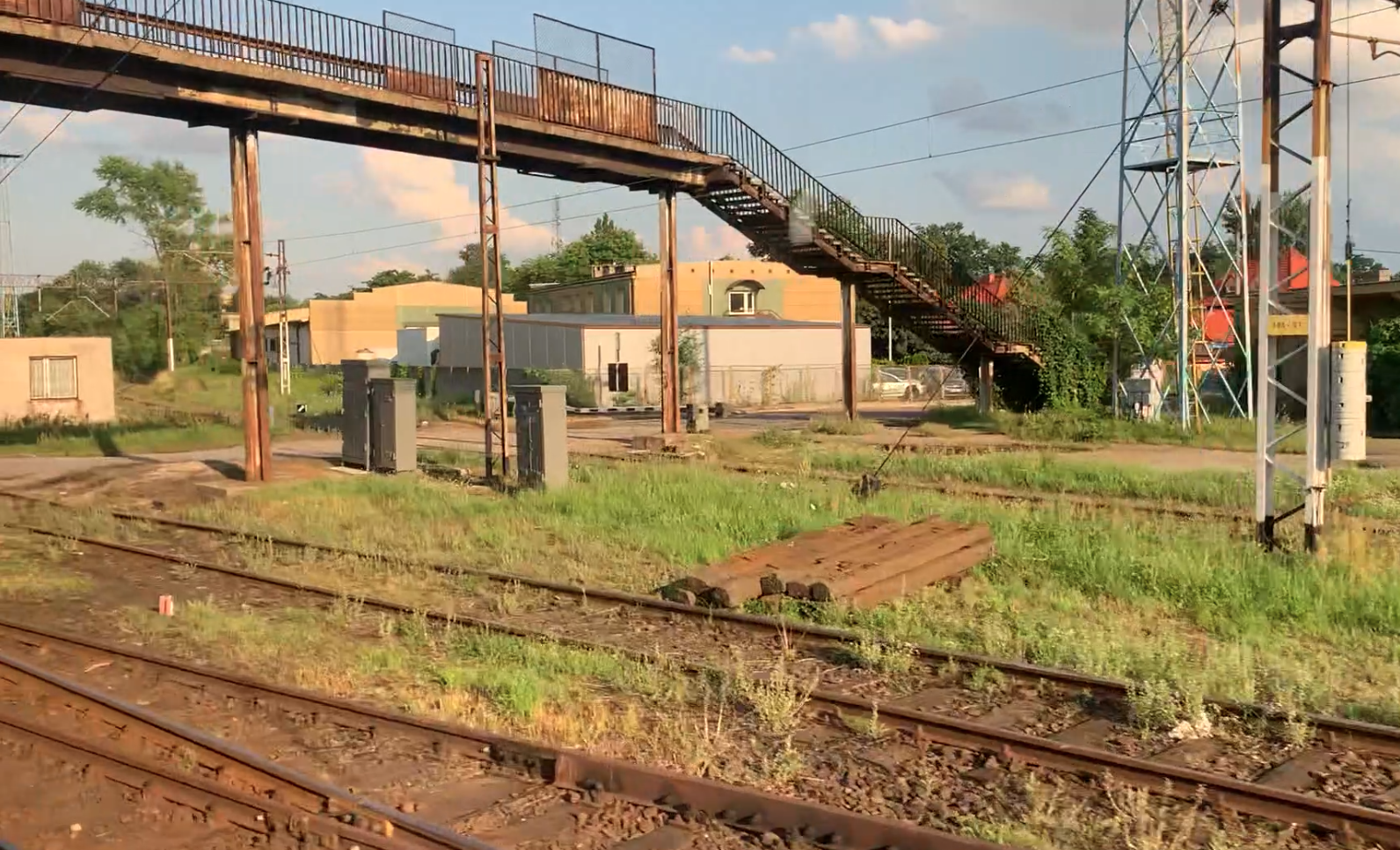 The first railway station in Głogów was located in this place. 2021. Photo by Karol Placha Hetman