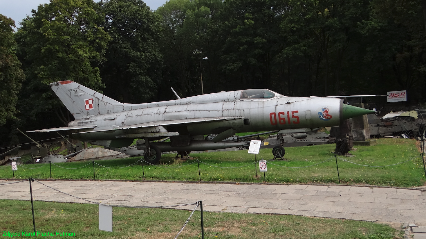 MiG-21 PF nb 0615. 2012 rok. Zdjęcie Karol Placha Hetman