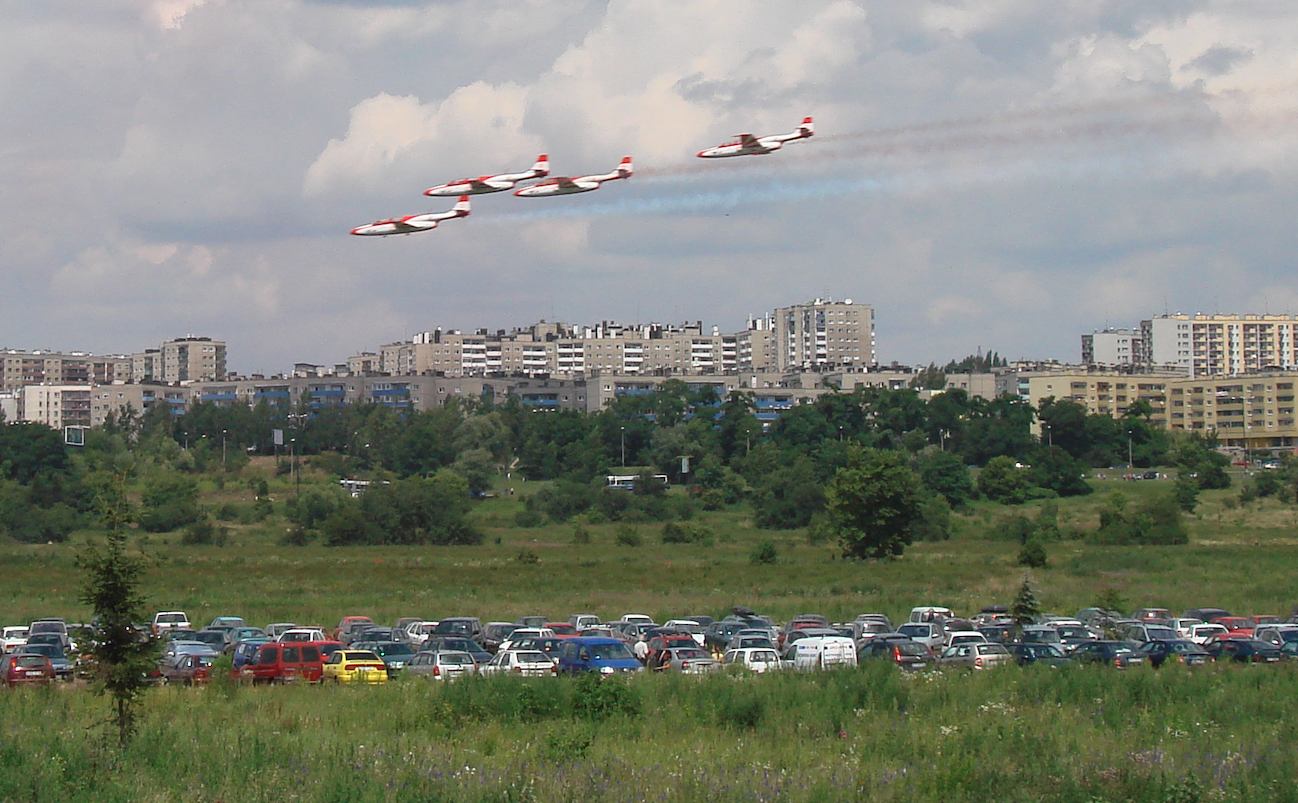 "White and Red Sparks". Krakow 2007 year. Photo by Karol Placha Hetman