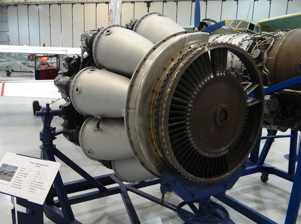 Lis-5 engine. View from the turbine side. 2017 year. Photo by Karol Placha Hetman