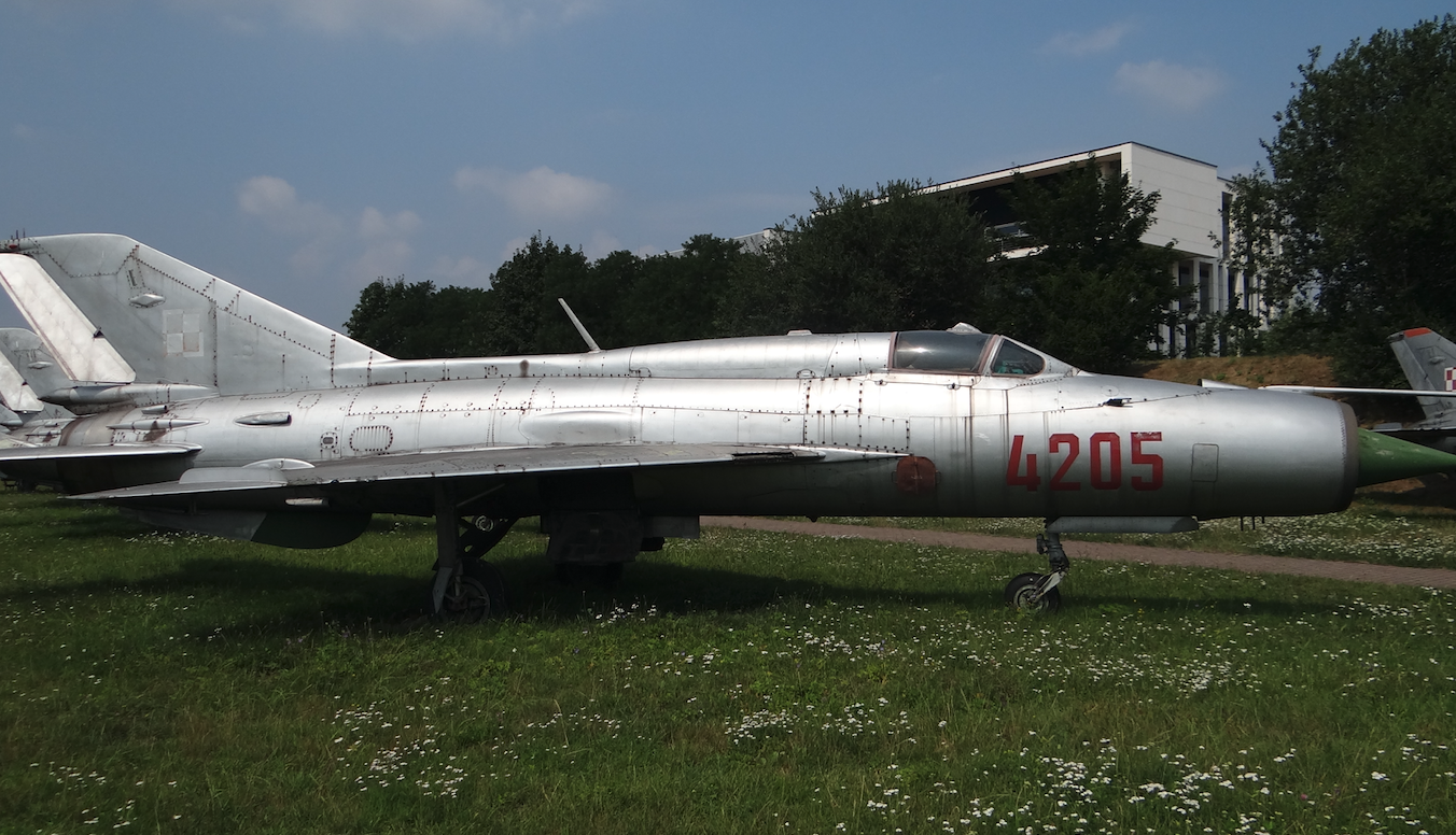MiG-21 PFM nb 4205. Kraków 2019 rok. Zdjęcie Karol Placha Hetman