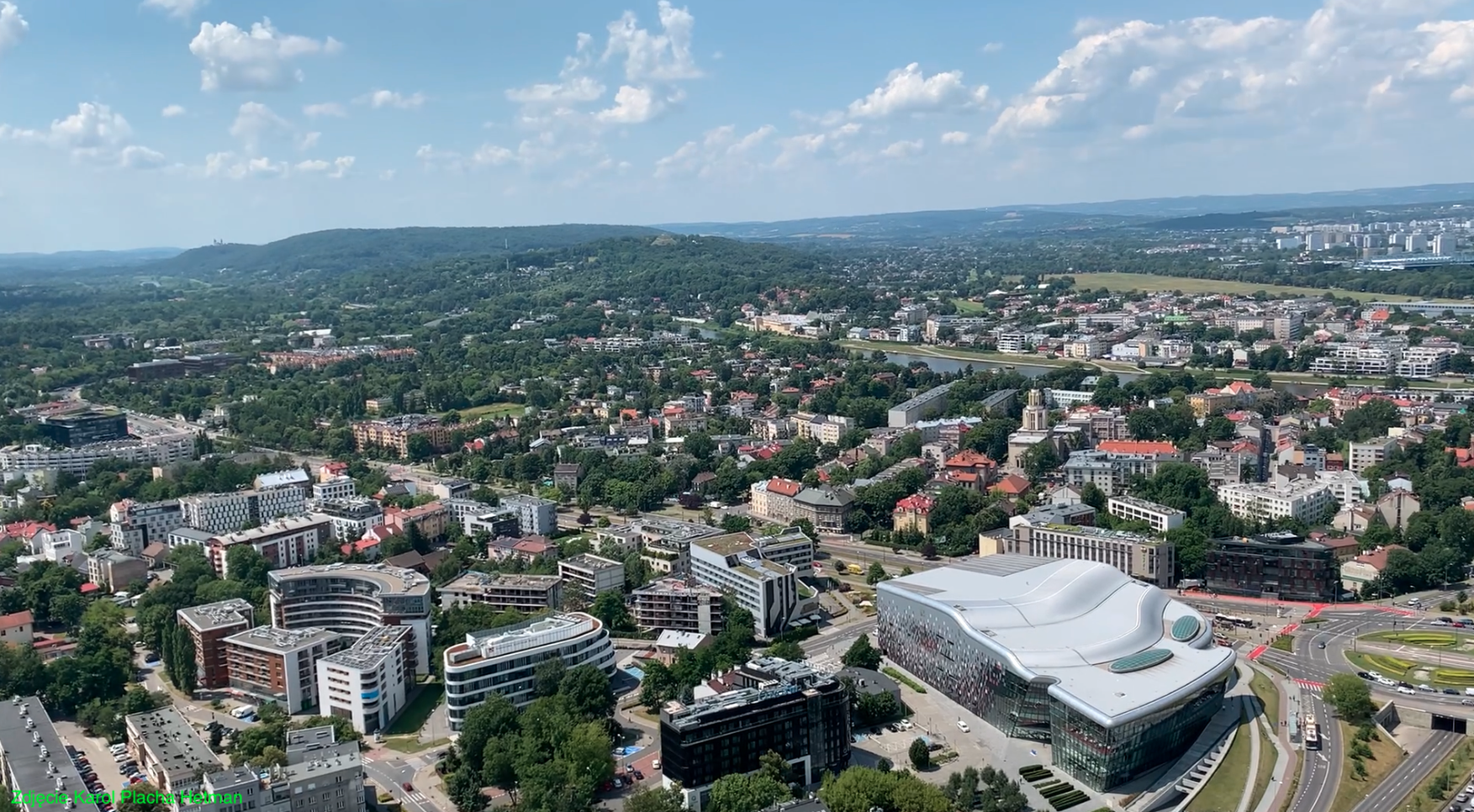 Kraków. Balon widokowy. 2023 rok. Zdjęcie Karol Placha Hetman