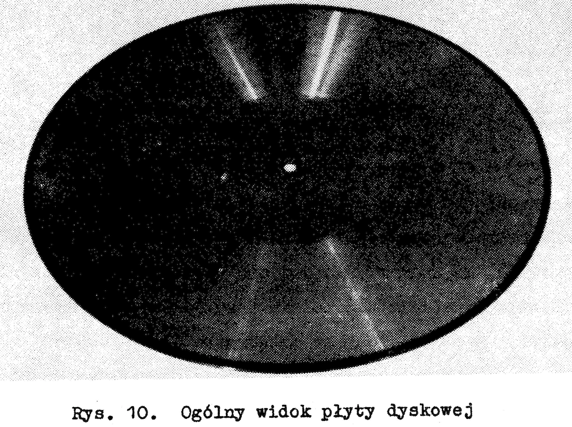 Płyta magnetyczna zdjęcie z opisu technicznego