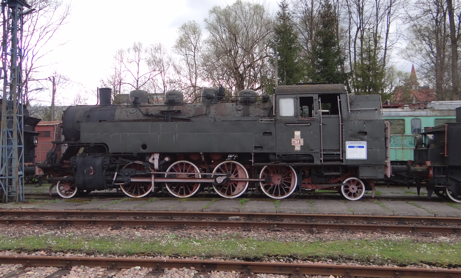 Steam locomotive TKt3-16. 2021. Photo by Karol Placha Hetman