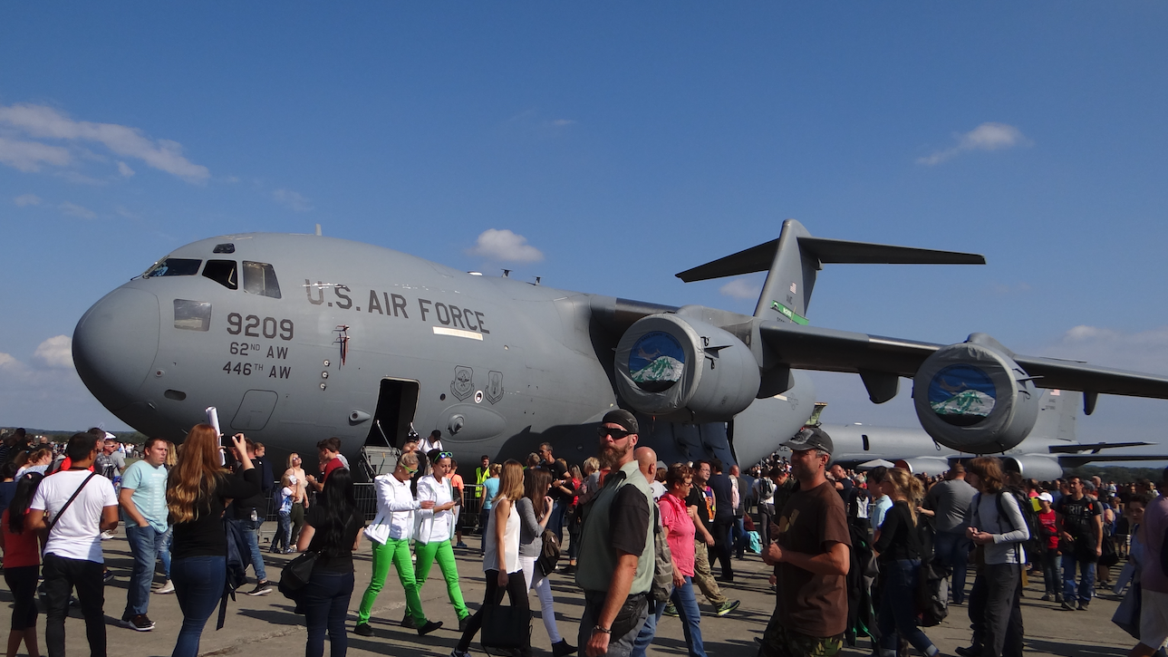 Boeing C-17 Globemaster III. 2018 year. Photo by Karol Placha Hetman