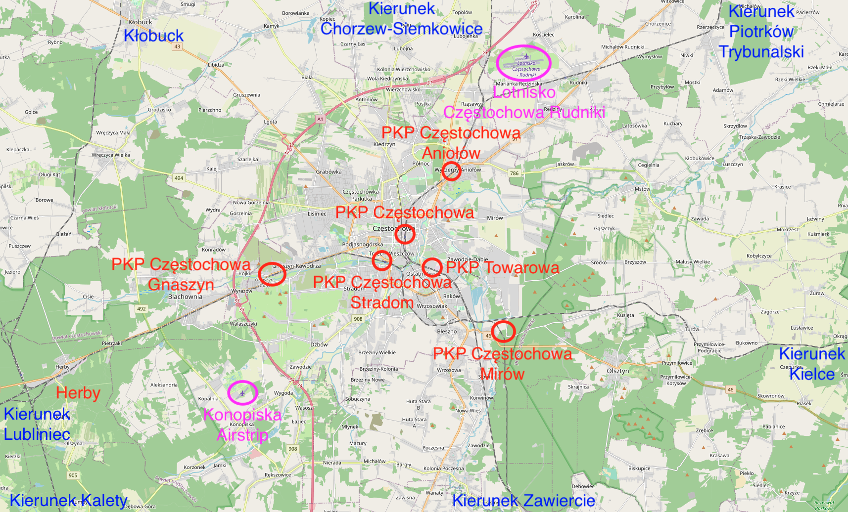 PKP Częstochowa. 2023 rok. Praca Karol Placha Hetman