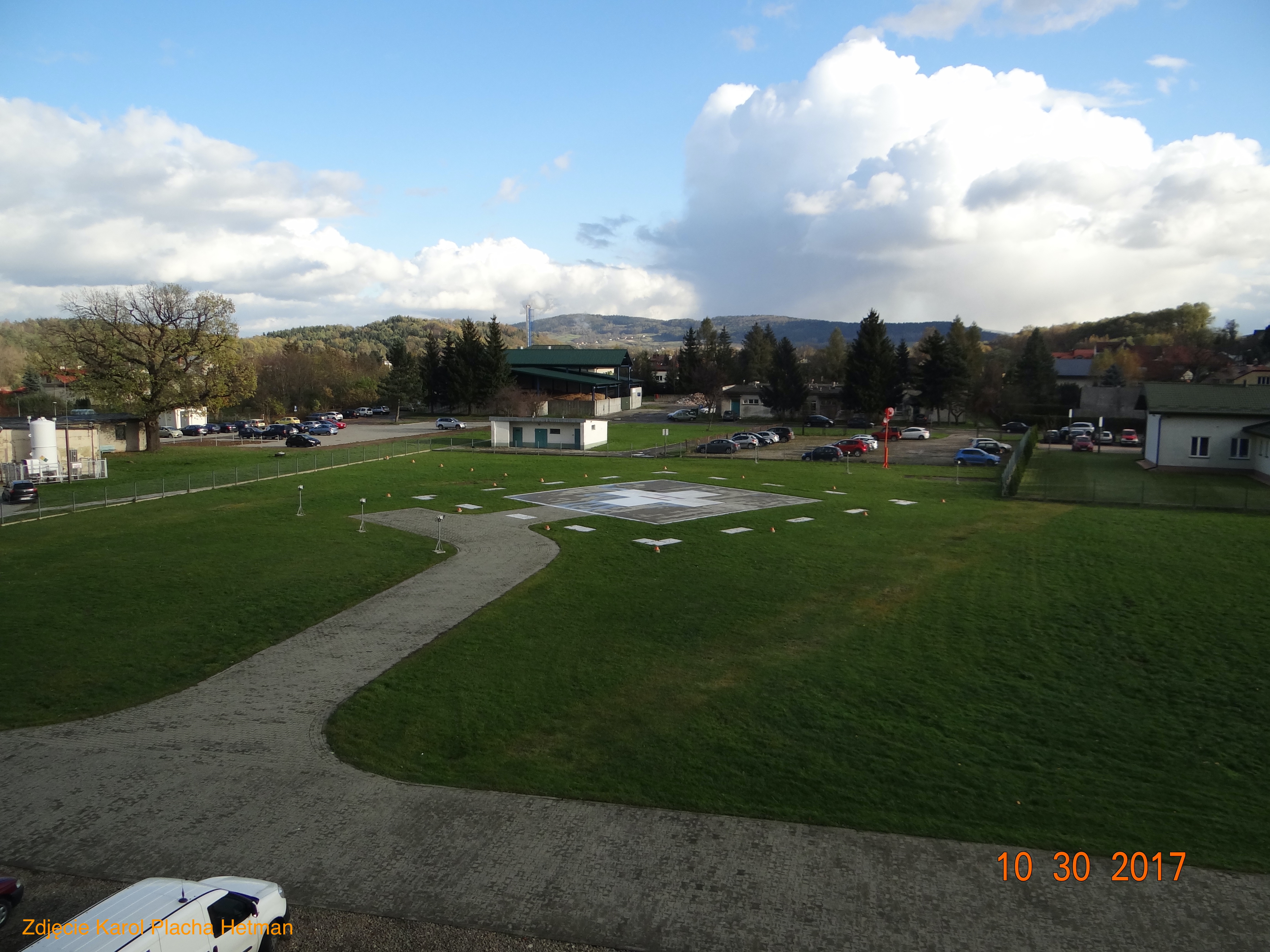 Heliport Gorlice. 2017 rok. Zdjęcie Karol Placha Hetman