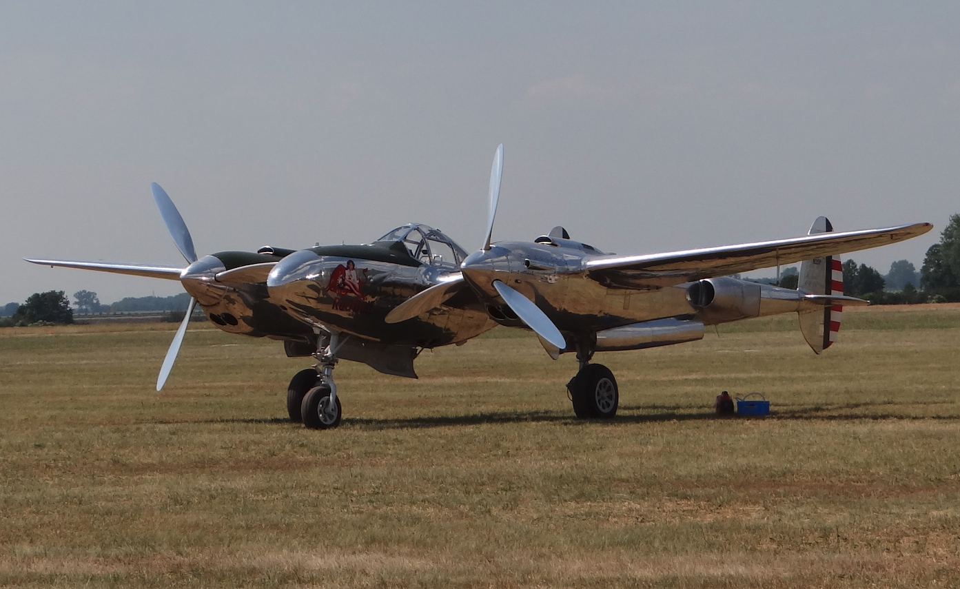 Lockheed P-38 Lightning. 2021 year. Photo by Karol Placha Hetman