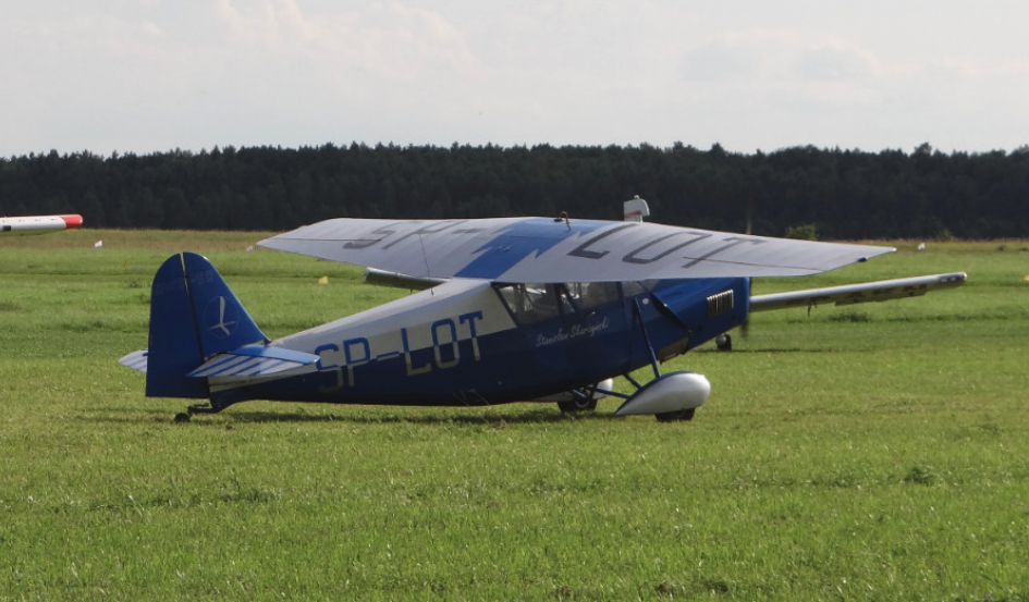 Flying RWD-5 R plane (replica). 2012 year. Photo by Karol Placha Hetman