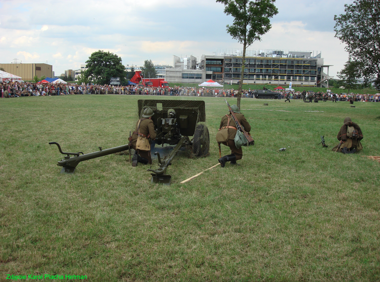 Inscenizacja bitwy. 2007 rok. Zdjęcie Karol Placha Hetman