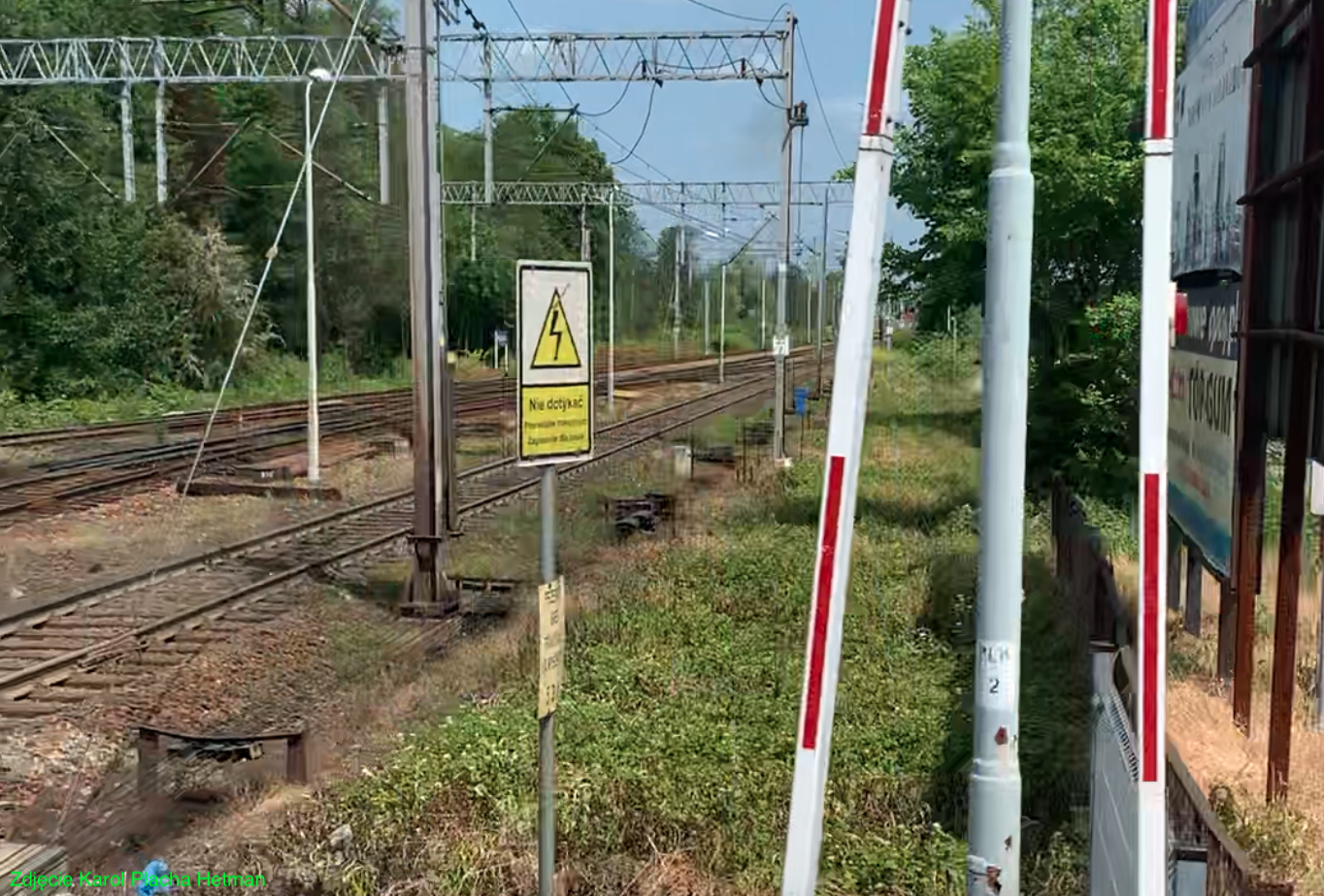 PKP Pszczyna. View towards Żory and Tychy. 2023 year. Photo by Karol Placha Hetman