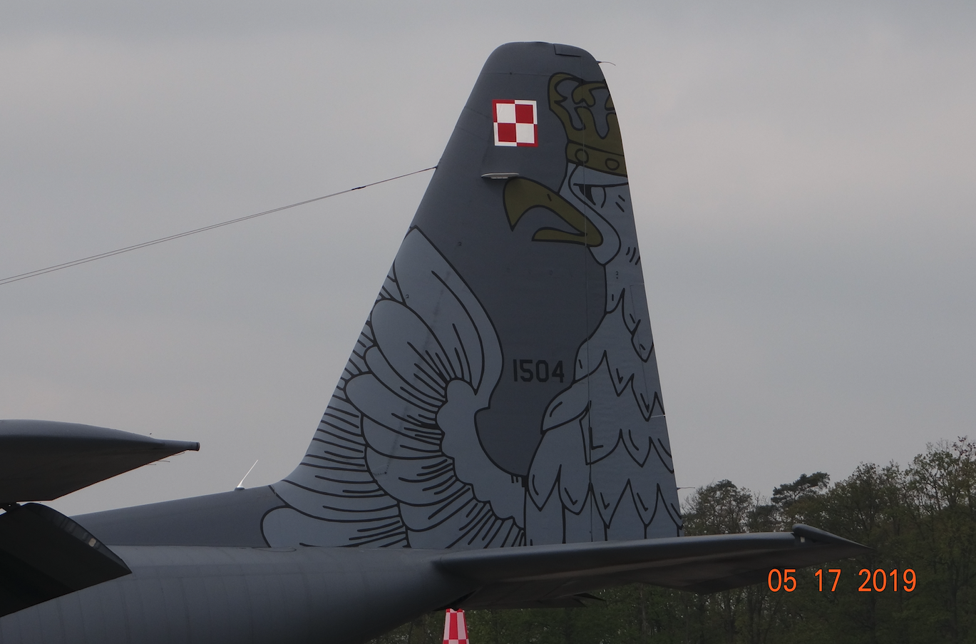 Lockheed C-130 E nb 1504. Powidz 2019. Photo by Karol Placha Hetman