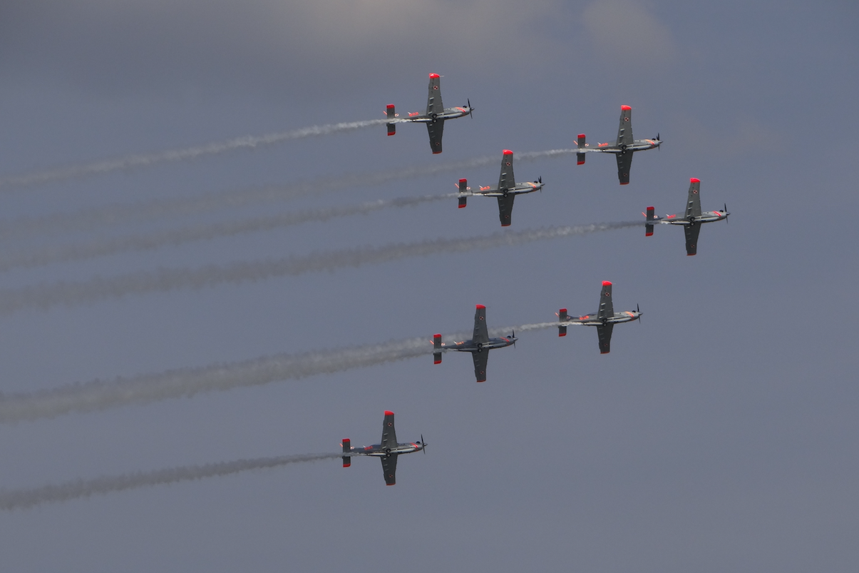 Orlik aerobatic team. 2017. Photo by Karol Placha Hetman