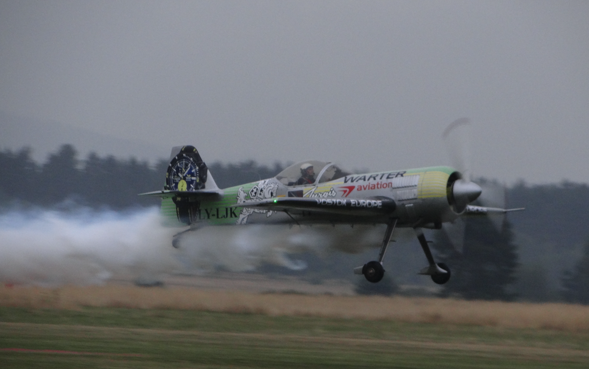 Jurgis Kairys i Su-31 Nowy Targ. 2017 rok. Zdjęcie Karol Placha Hetman