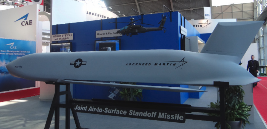 Model of the AGM-154 JASSM missile. 2014 year. Photo by Karol Placha Hetman