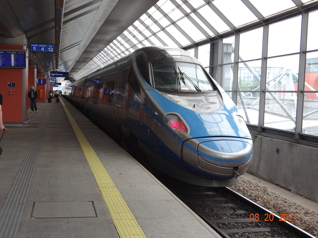 Pendolino ED250. Kraków 2021 rok. Zdjęcie Karol Placha Hetman