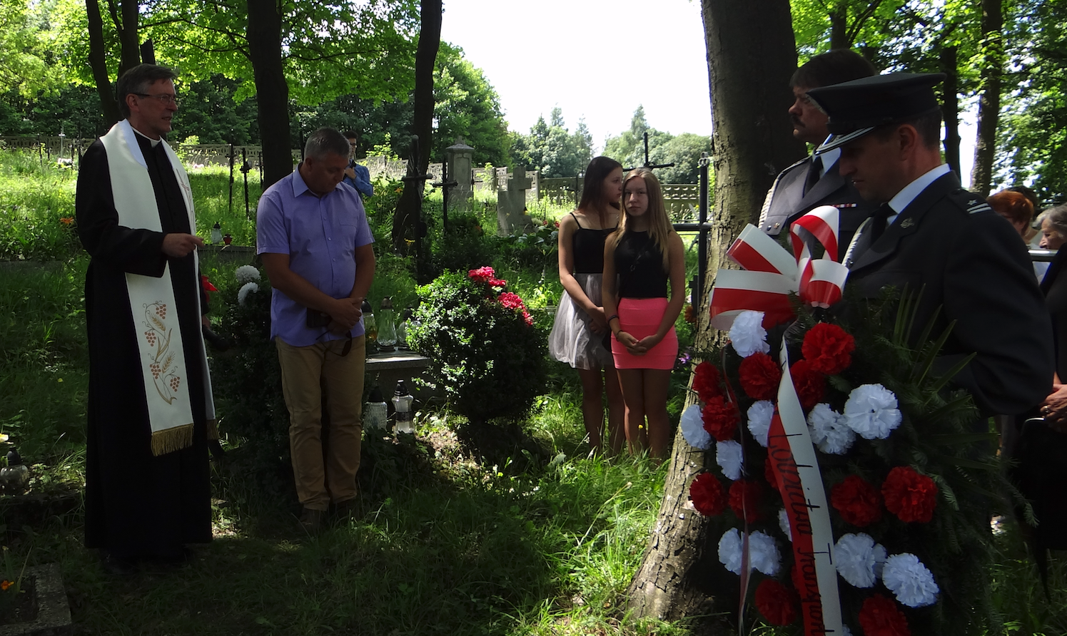 Celebrations at the grave of Ignacy Kasprzyk. 2018 year. Photo by Karol Placha Hetman