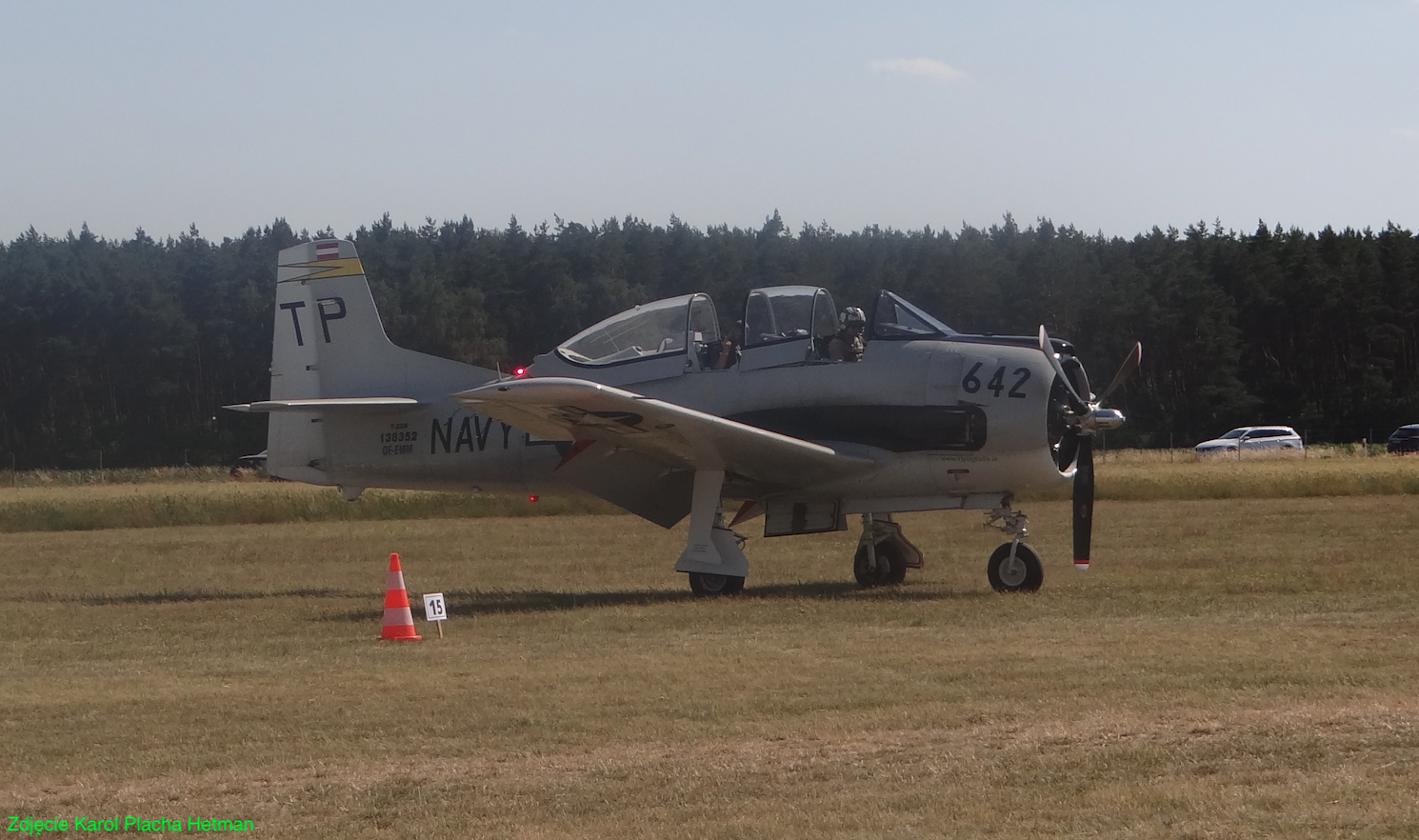 North American T-28 Trojan. 2022 rok. Zdjęcie Karol Placha Hetman