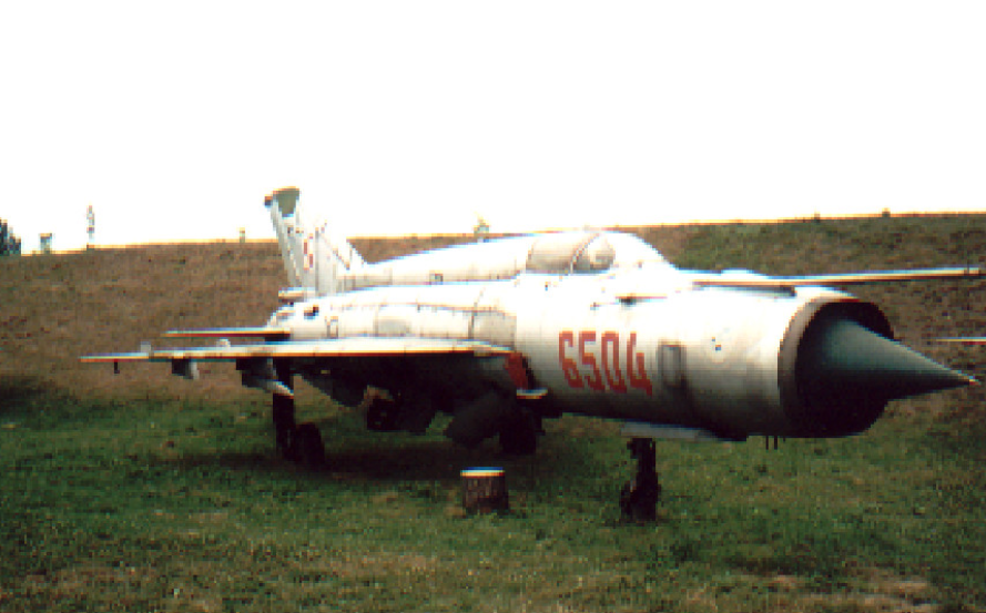MiG-21 MF nb 6504. Czyżyny 2002. Photo by Karol Placha Hetman