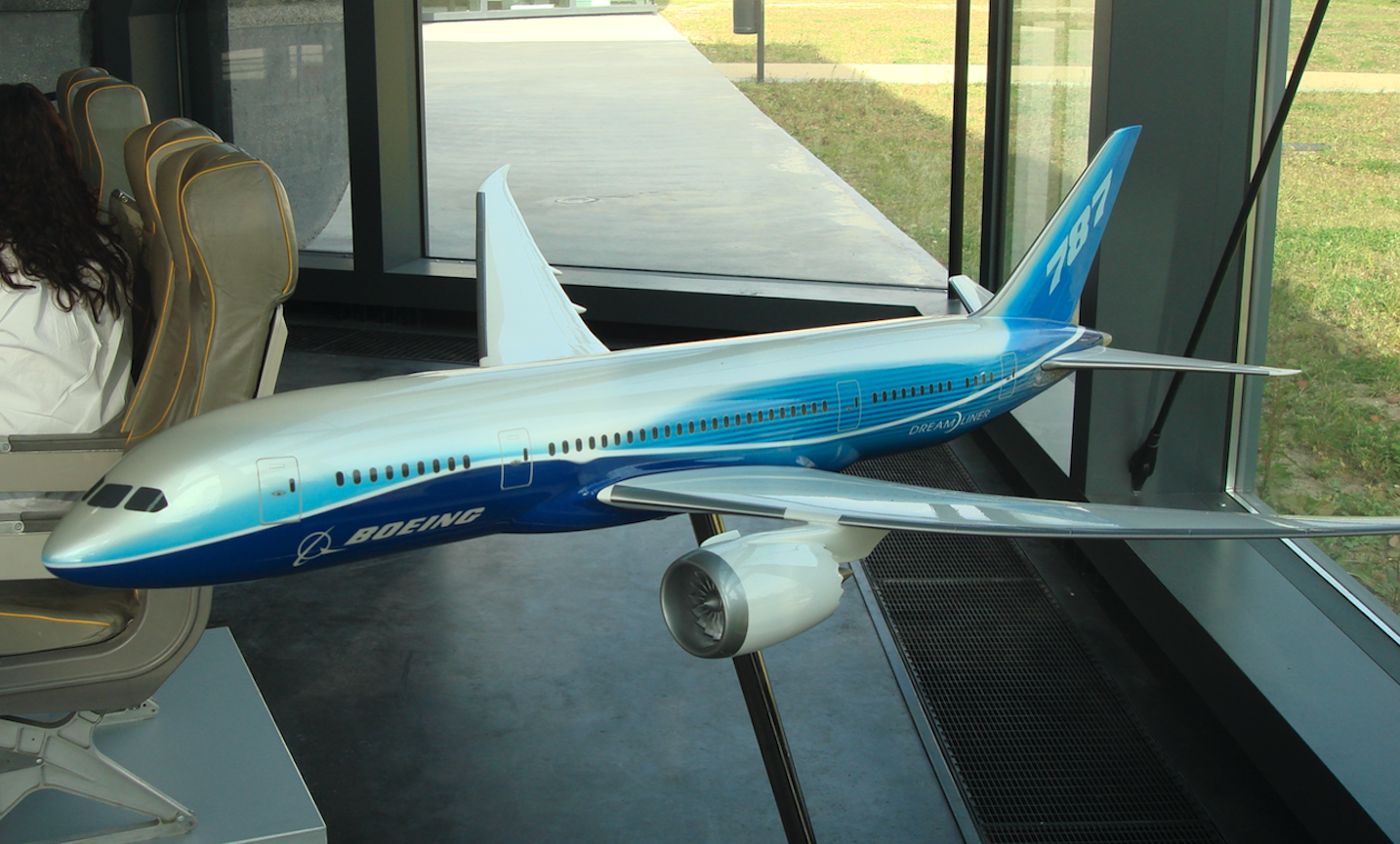 The Boeing B.787 model. 2010 year. Photo by Karol Placha Hetman