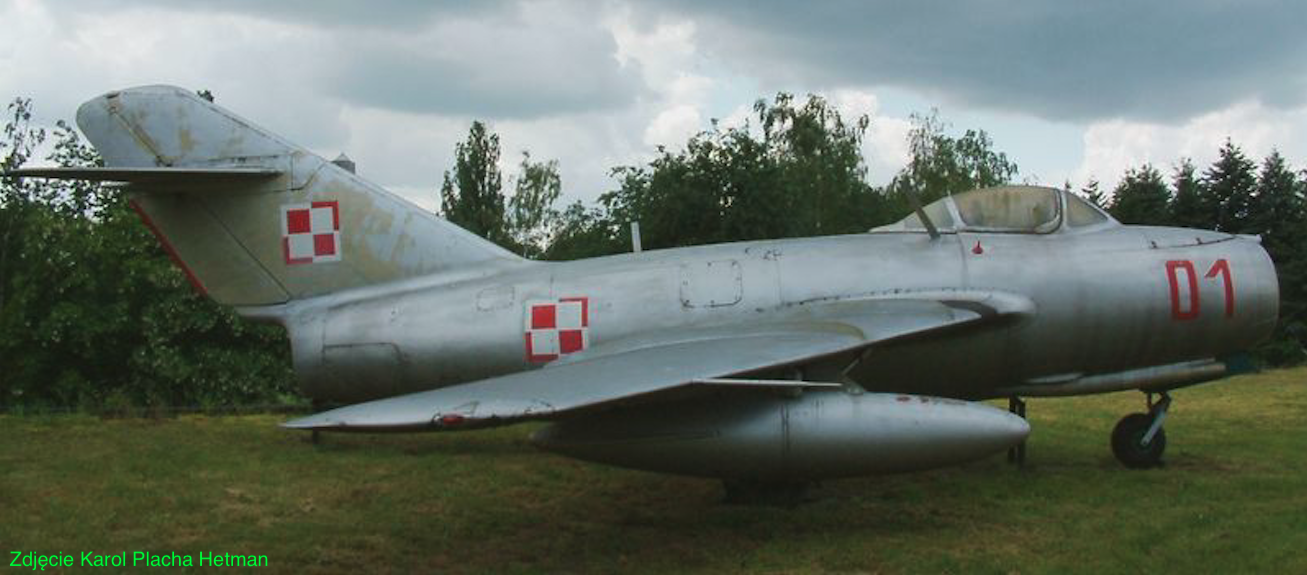 MiG-15 nb 01. 2005 rok. Zdjęcie Karol Placha Hetman