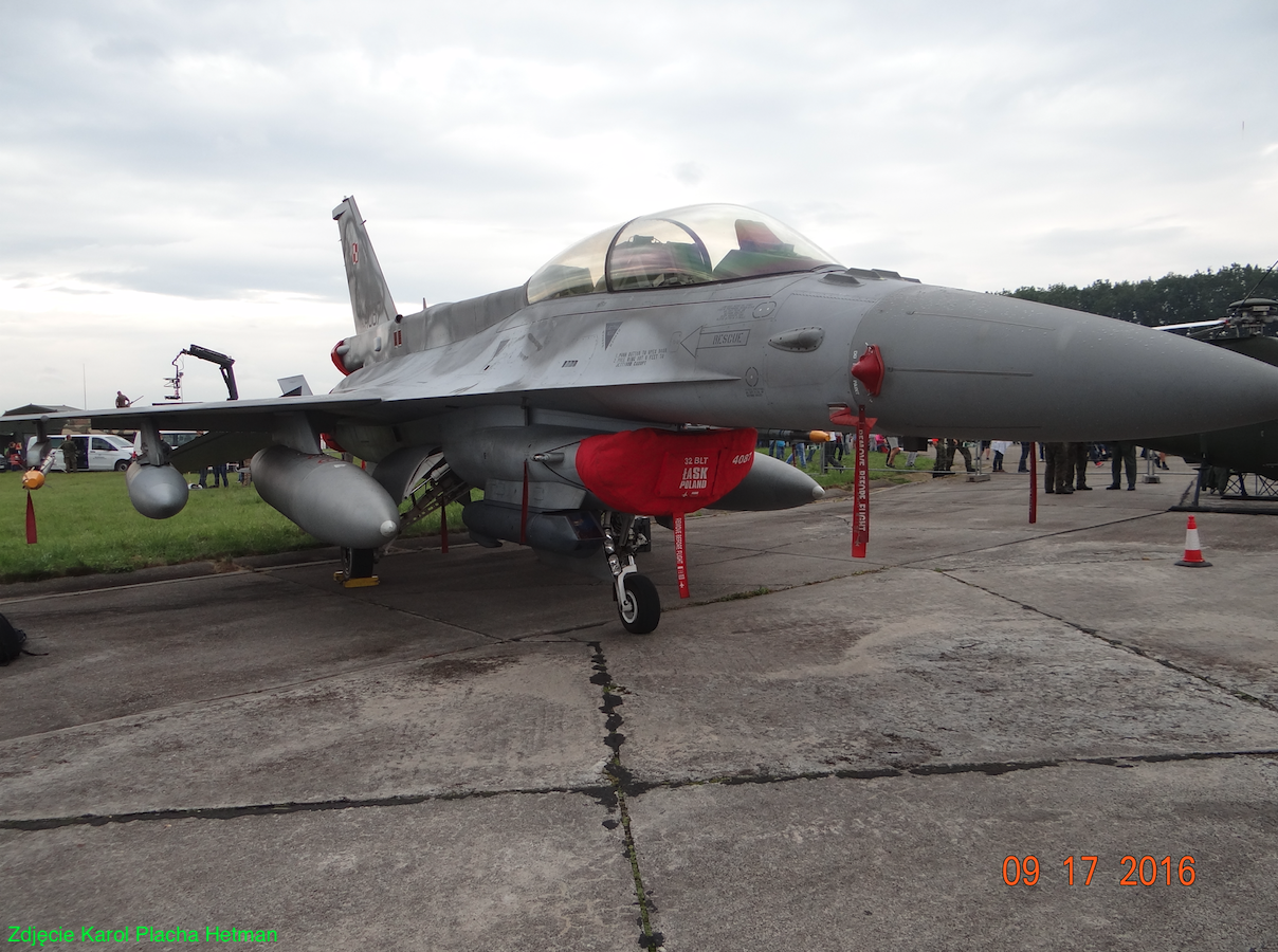 F-16 D nb 4087. 2007 rok. Zdjęcie Karol Placha Hetman