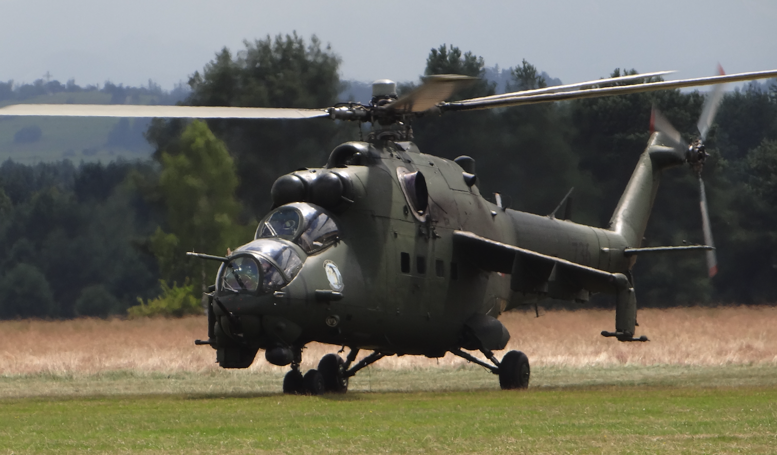 Mil Mi-24 nb 736. Nowy Targ 2018 year. Photo by Karol Placha Hetman