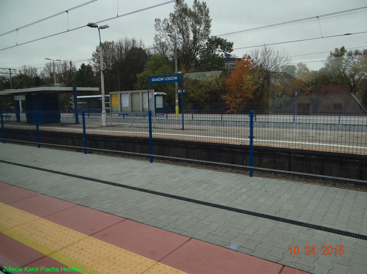 Kraków Łobzów passenger stop. 2015 year. Photo by Karol Placha Hetman