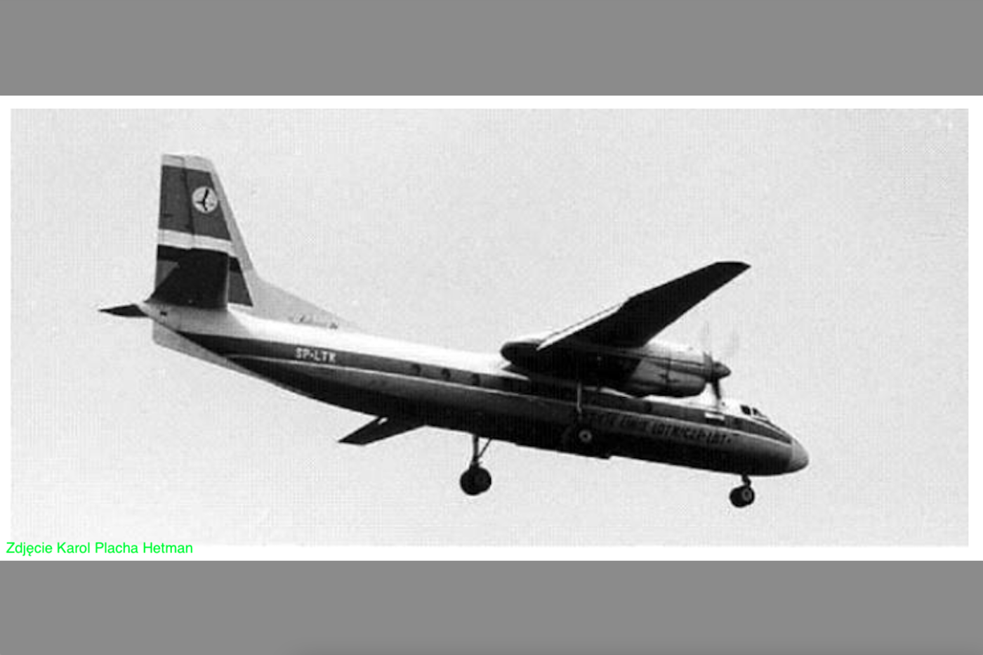 Antonov An-24 SP-LTK. 1973 year. Photo by Karol Placha Hetman