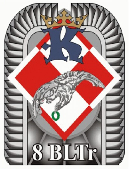 The emblem of the 8th Transport Aviation Base in Balice
