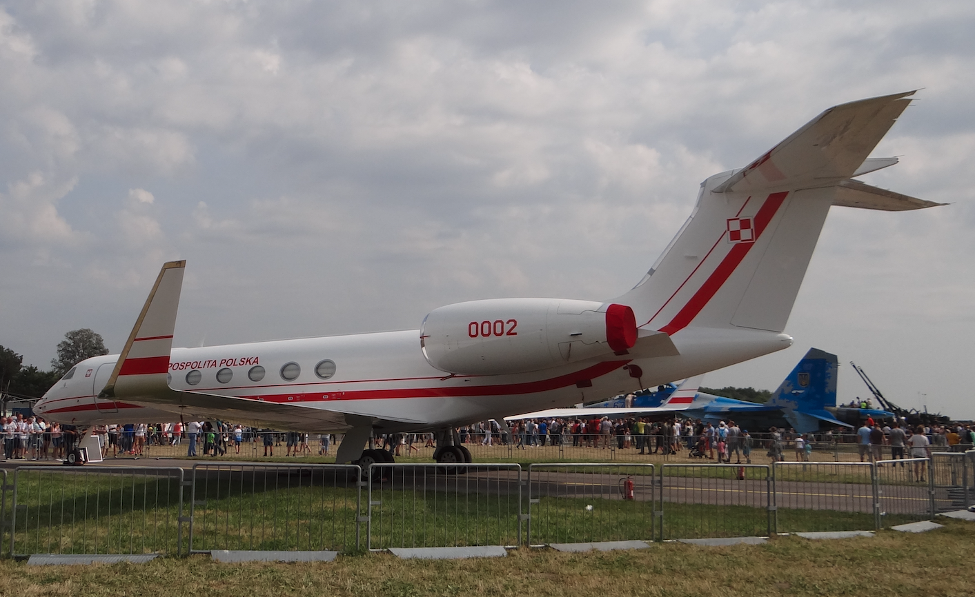 Gulfstream Aerospace G.550 nb 0002 Kazimierz Pułaski 2017. Photo by Karol Placha Hetman